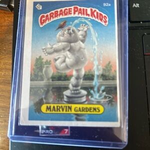 Topps Garbage Pail Kids Marvin Gardens Card #92a OS3